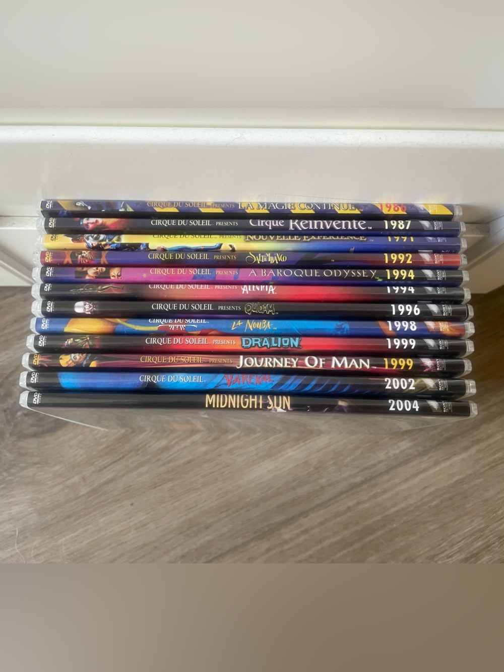 Cirque Du Soleil 12 DVD Anniversary Collectors Set 1984-2005 - Near Mint